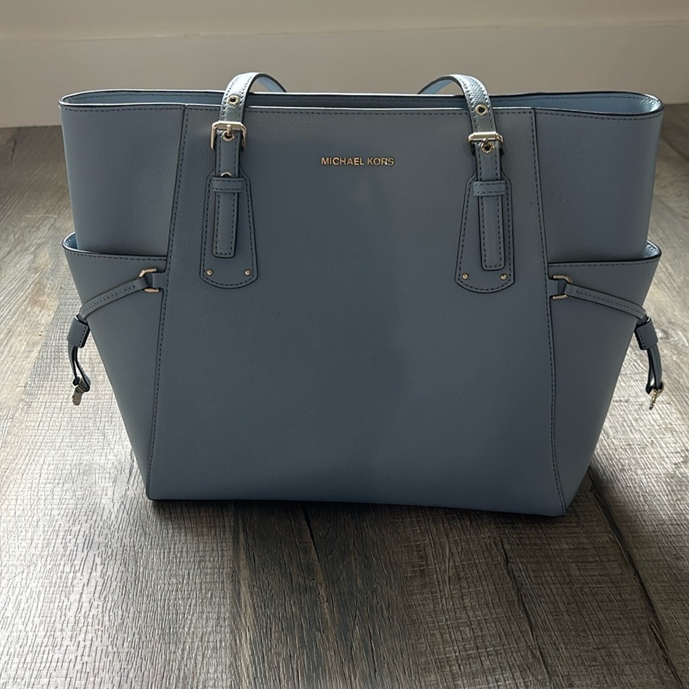 Michael Kors Blue Tote Bag
